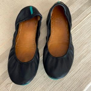 Tieks Matte Black Flats
